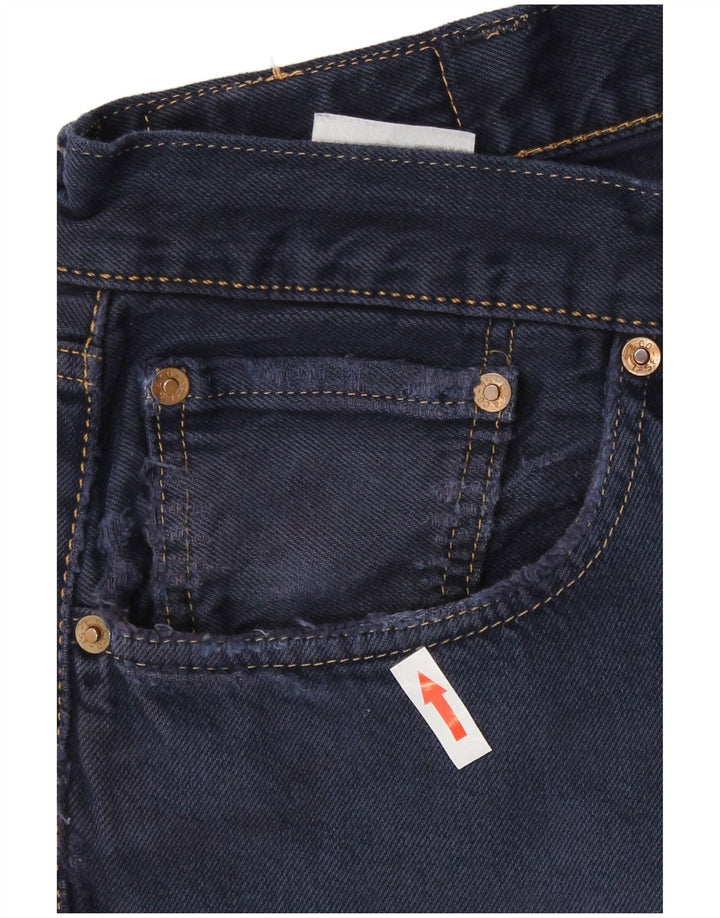 Calça jeans masculina Levi's 501 Straight W38 L27 azul marinho