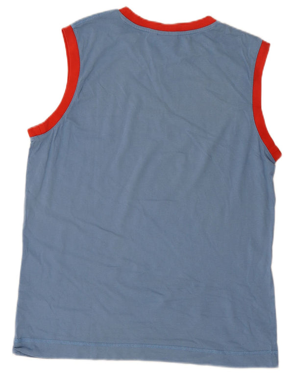 PUMA Masculino Graphic Vest Top Médio Azul