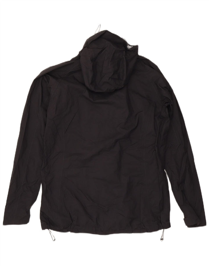 Jaqueta de chuva feminina com capuz Berghaus UK 16 grande nylon preto