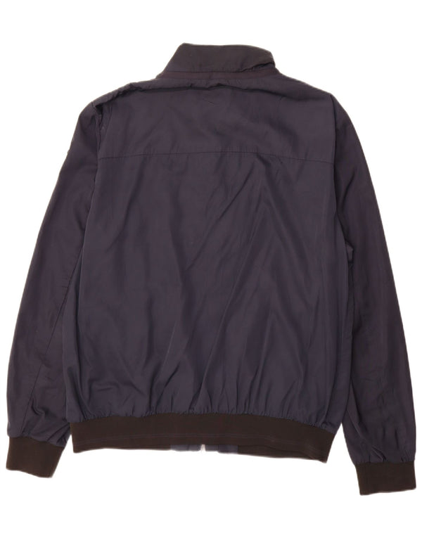 Jaqueta bomber masculina Geox Respira UK 44 2XL poliéster azul marinho