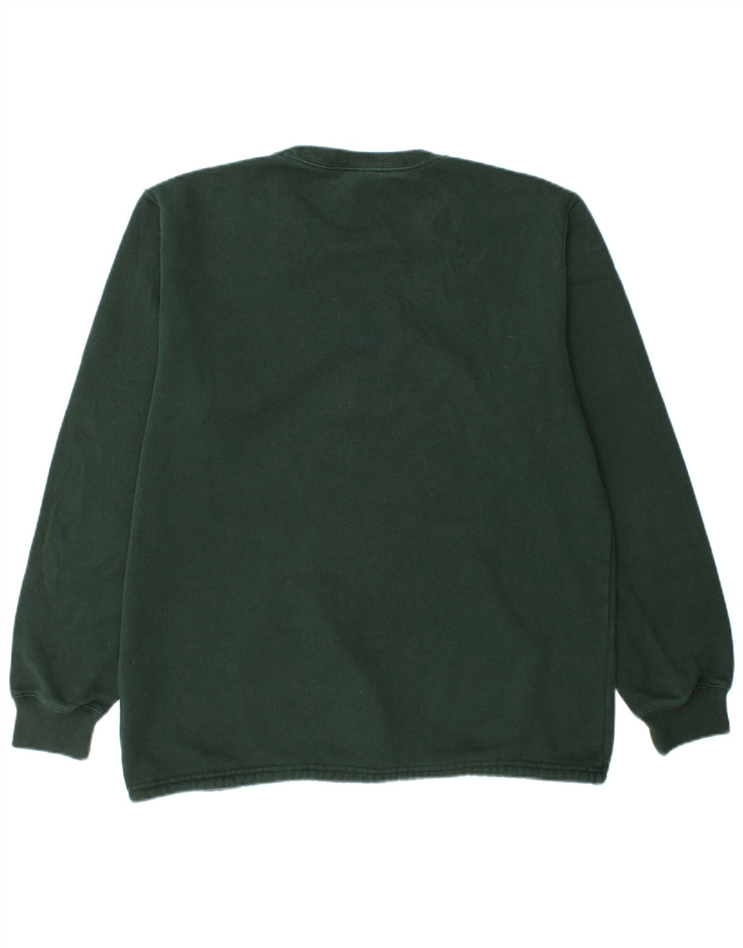 CHAMPION Masculino moletom gráfico Jumper XL algodão verde