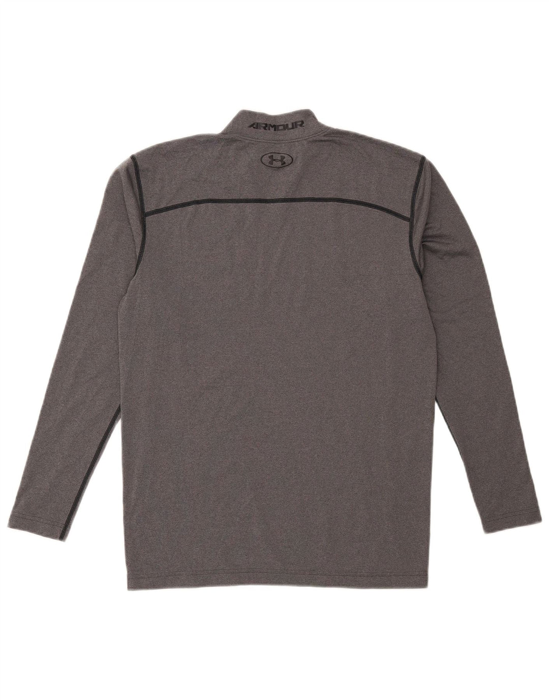 Camiseta masculina Under Armour Cold Gear Graphic manga comprida XL cinza