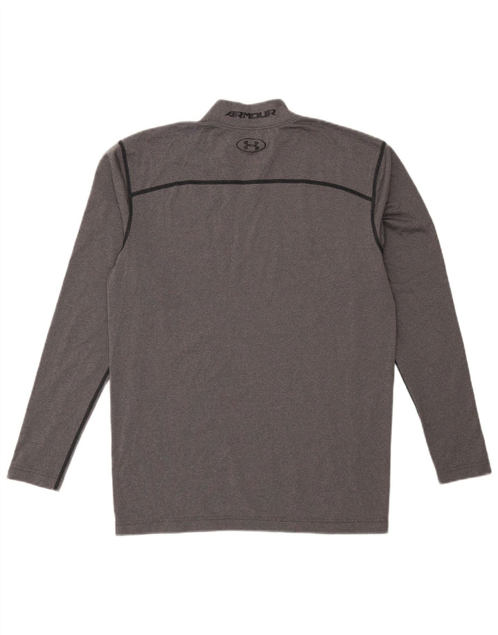 Camiseta masculina Under Armour Cold Gear Graphic manga comprida XL cinza