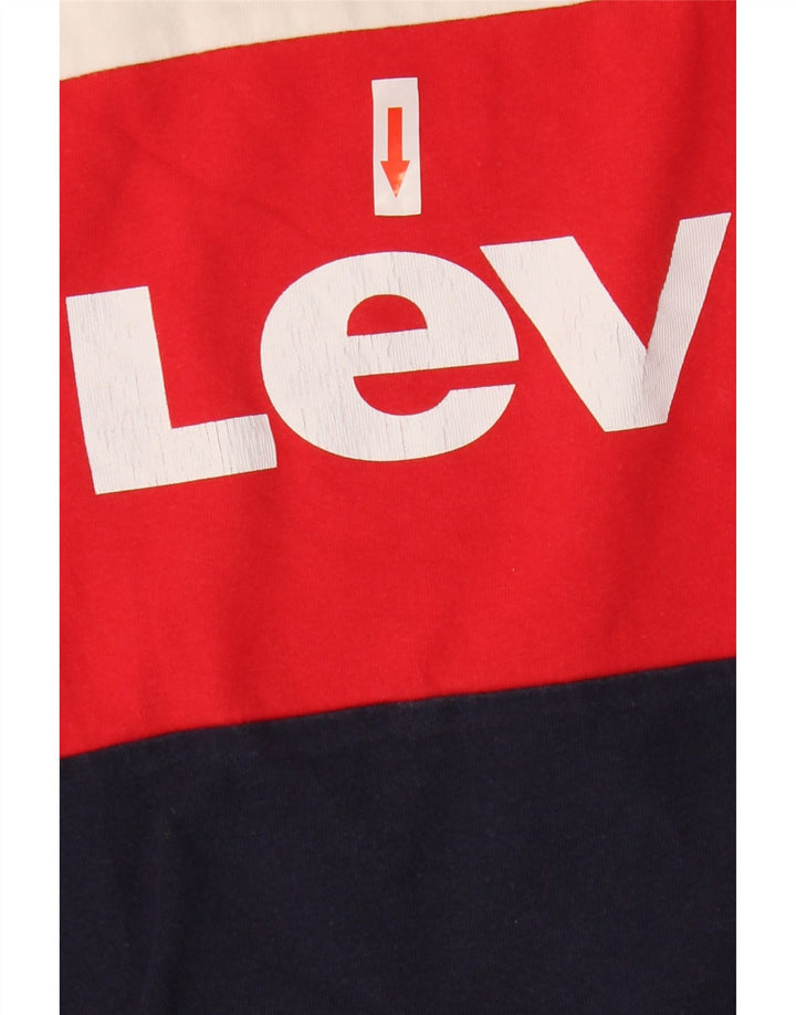 Camiseta feminina Levi's Crop Graphic UK 10 pequena multicolorida