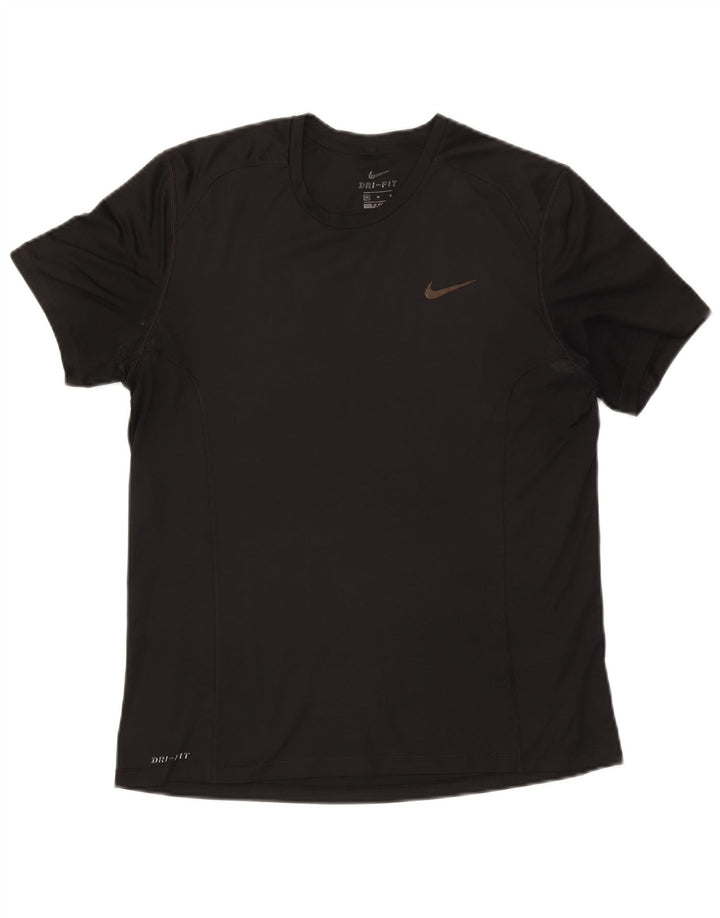 Camiseta Nike Masculina Dri Fit Top Médio Preto