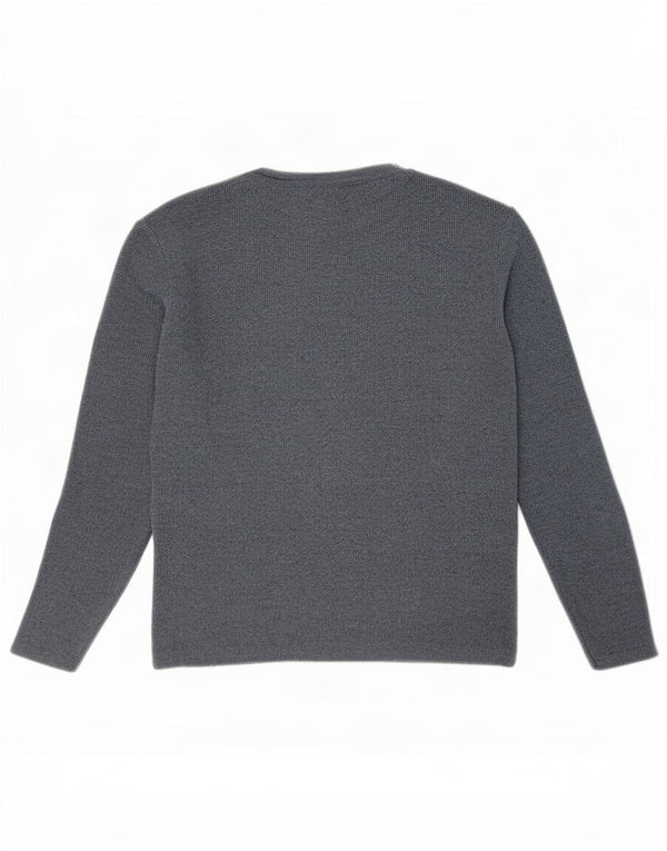 Blusa feminina Zara UK 10 pequena manchada azul