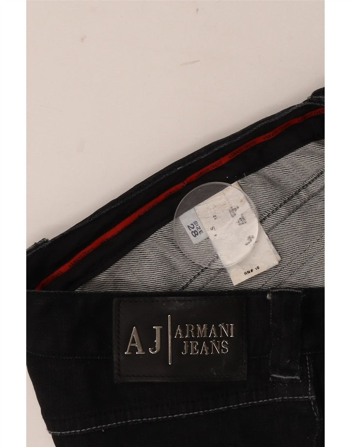 Calça jeans skinny feminina Armani W28 L34 preta