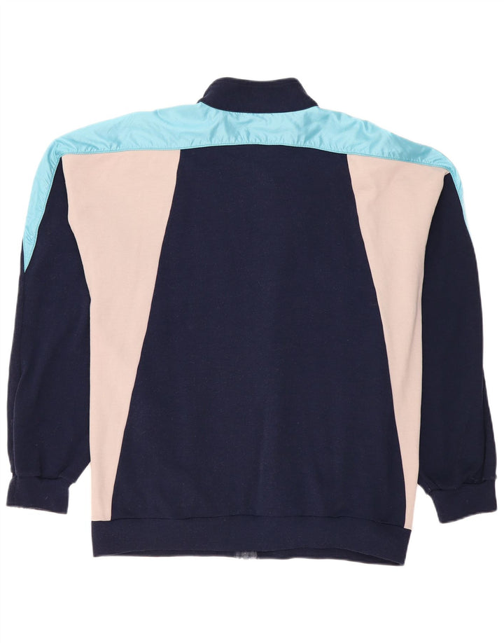 Jaqueta esportiva masculina Sportful IT 52 grande bloco colorido azul marinho