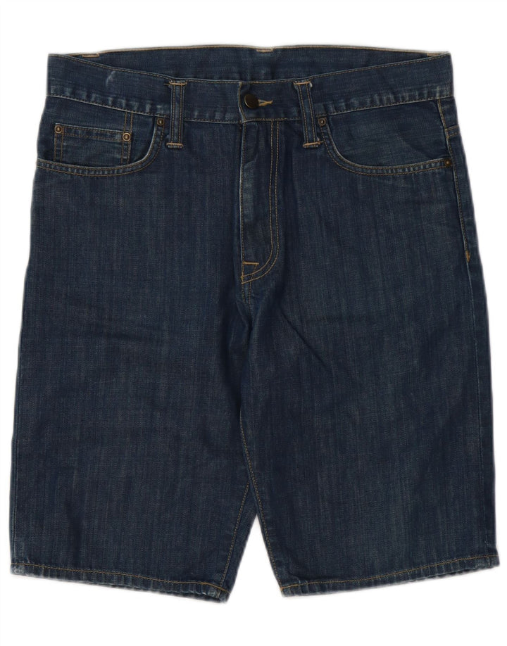 Shorts jeans masculino Carhartt W30 algodão azul médio