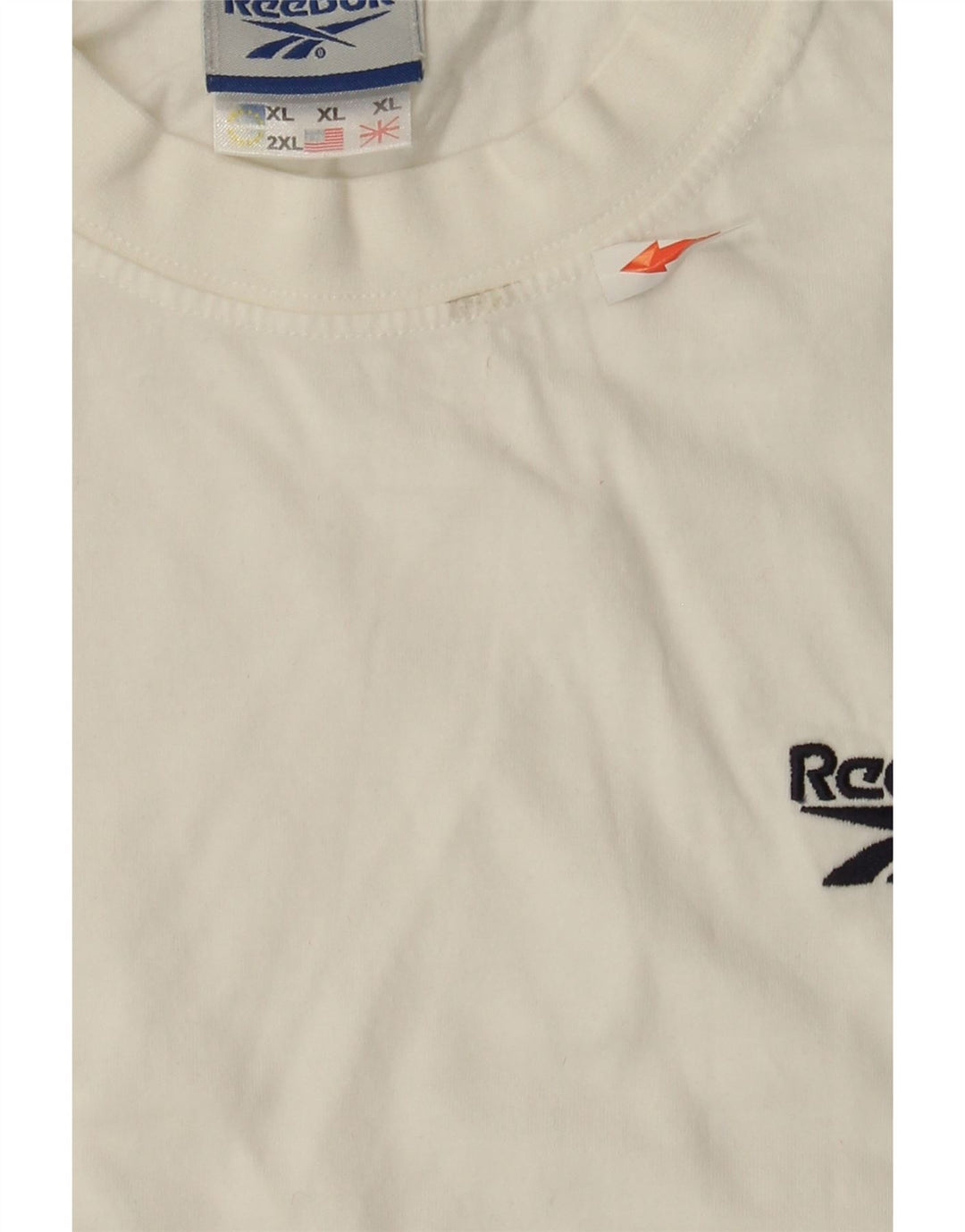 Camiseta masculina Reebok Top XL algodão branco