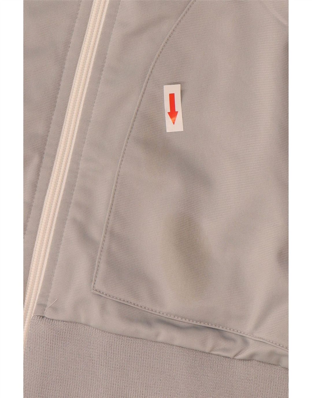 Asics Mens Tracksuit Top Jacket 2XL Cinza Colourblock Poliéster
