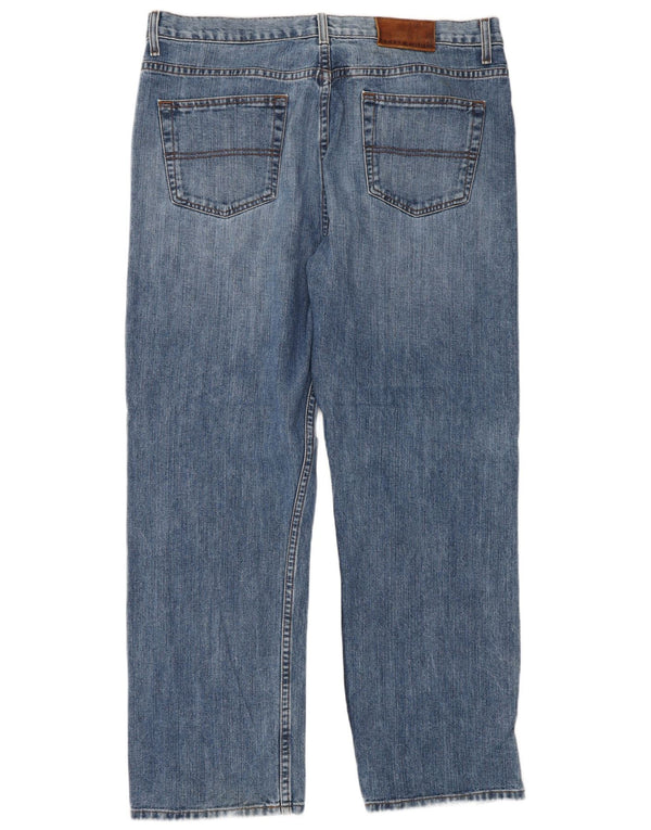 Tommy Hilfiger Mens Classic Fit Straight Jeans W38 L30 Blue Cotton