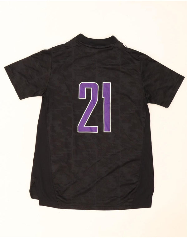 Camiseta Adidas Feminina Raiders Graphic Top UK 12/14 Médio Preto Camuflado