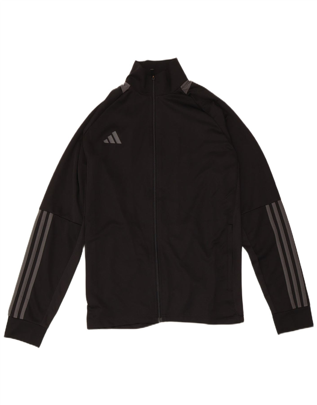 ADIDAS Mens Tracksuit Top Jacket Grande Poliéster Preto