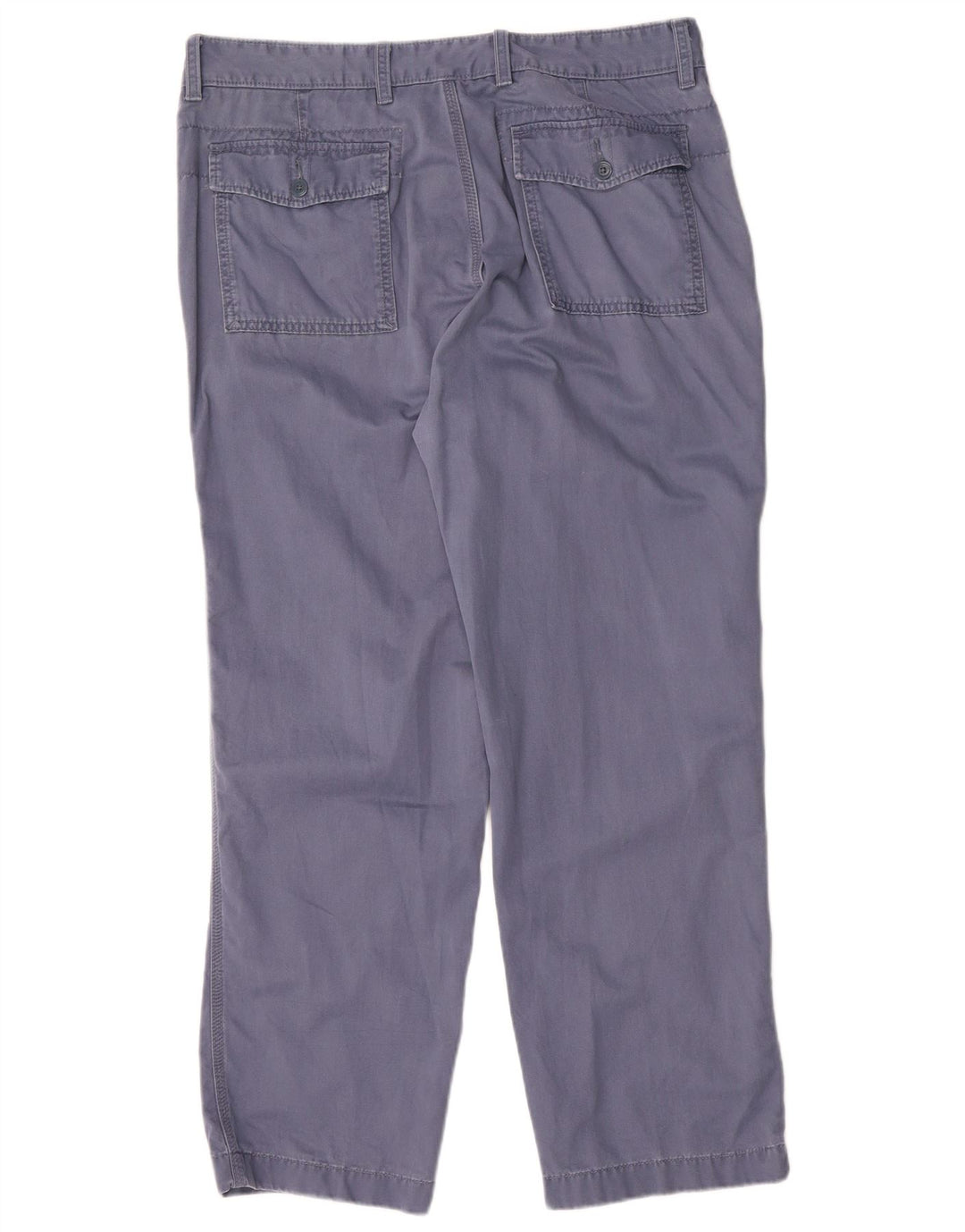 Calça chino reta masculina NAUTICA W36 L30 azul algodão clássico