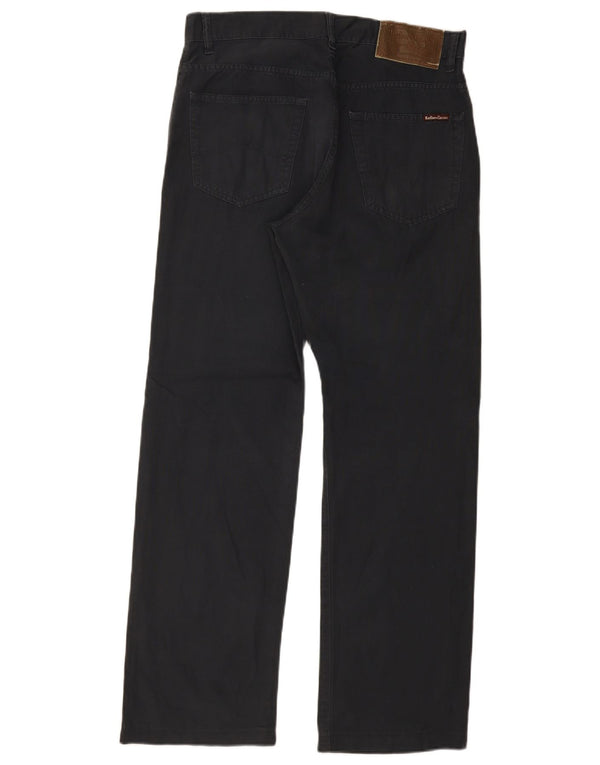 Marlboro Classics Calça masculina reta casual W33 L34 algodão cinza