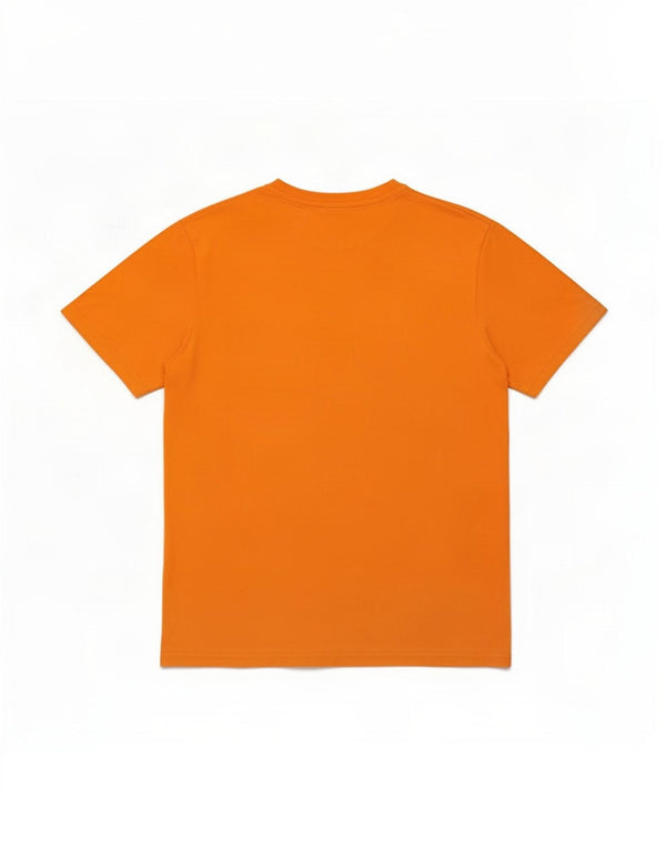 Ellesse Camiseta masculina gráfica Top médio algodão laranja