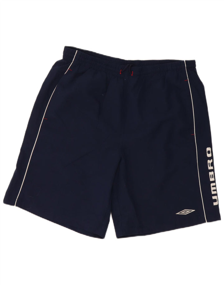 Umbro Mens Graphic Sport Shorts Grande Poliéster Azul Marinho