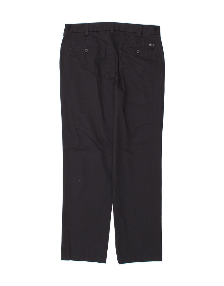 IZOD Mens Straight Chino Trousers W32 L32  Navy Blue Cotton Vintage Izod and Second-Hand Izod from Messina Hembry 