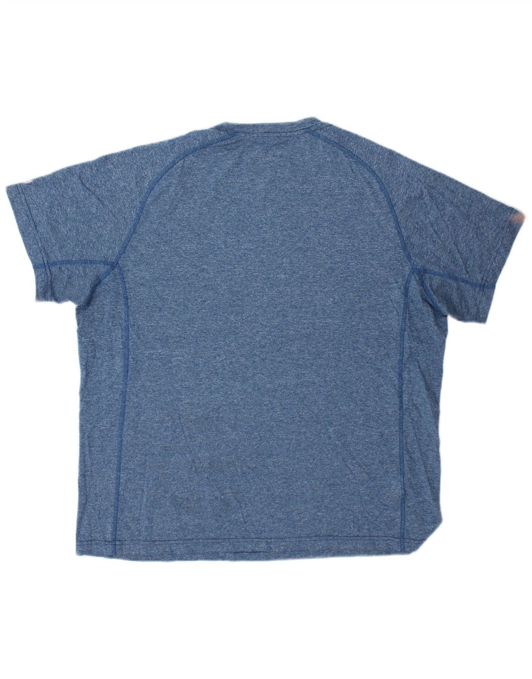 EDDIE BAUER Camiseta masculina grande poliéster manchado azul