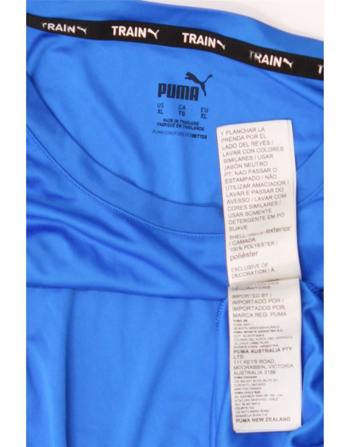 Puma Camiseta Masculina Graphic Top XL Azul Poliéster