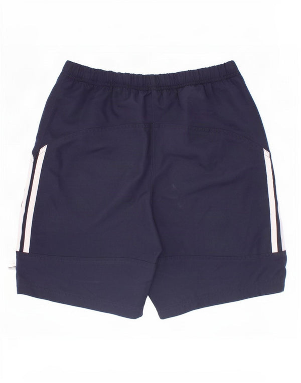 Shorts esportivos Adidas meninos 11-12 anos azul marinho poliéster