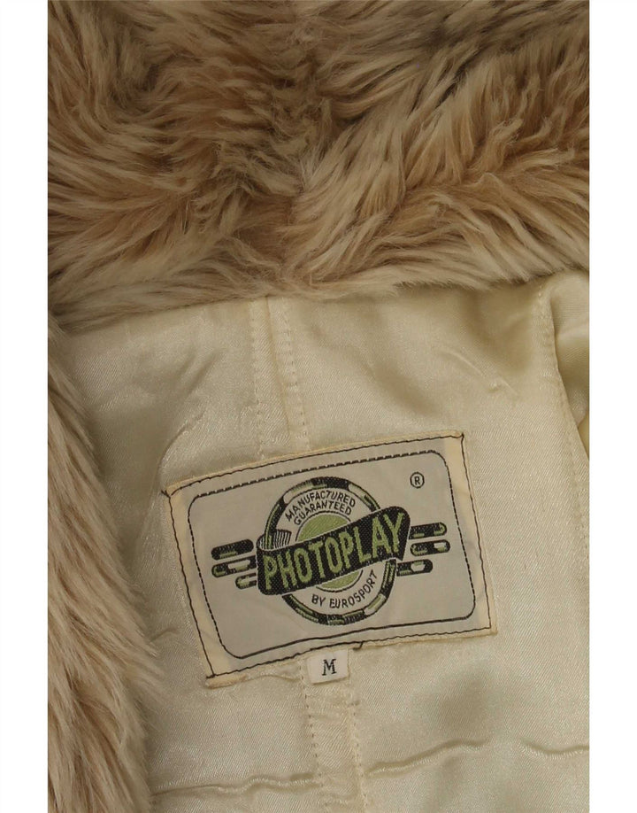 Jaqueta bomber masculina vintage com peito duplo solto e ajuste solto Reino Unido 38 azul marinho médio