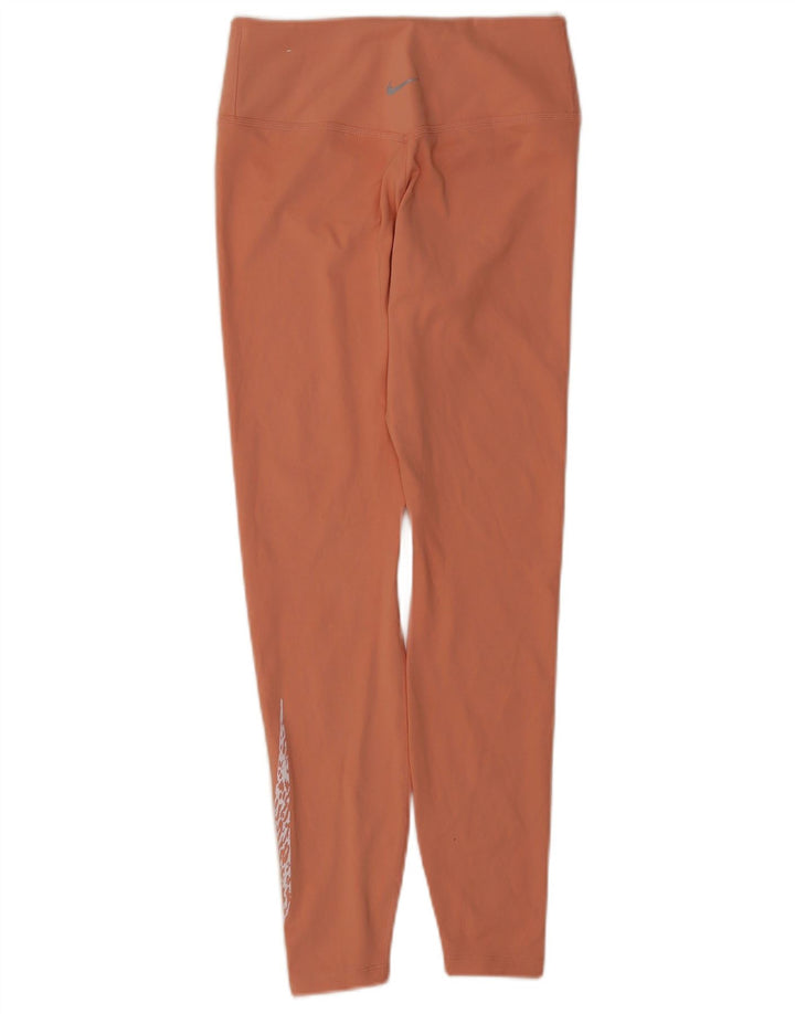 Leggings Nike Dri Fit Graphic UK 8 Pequeno Laranja Poliéster
