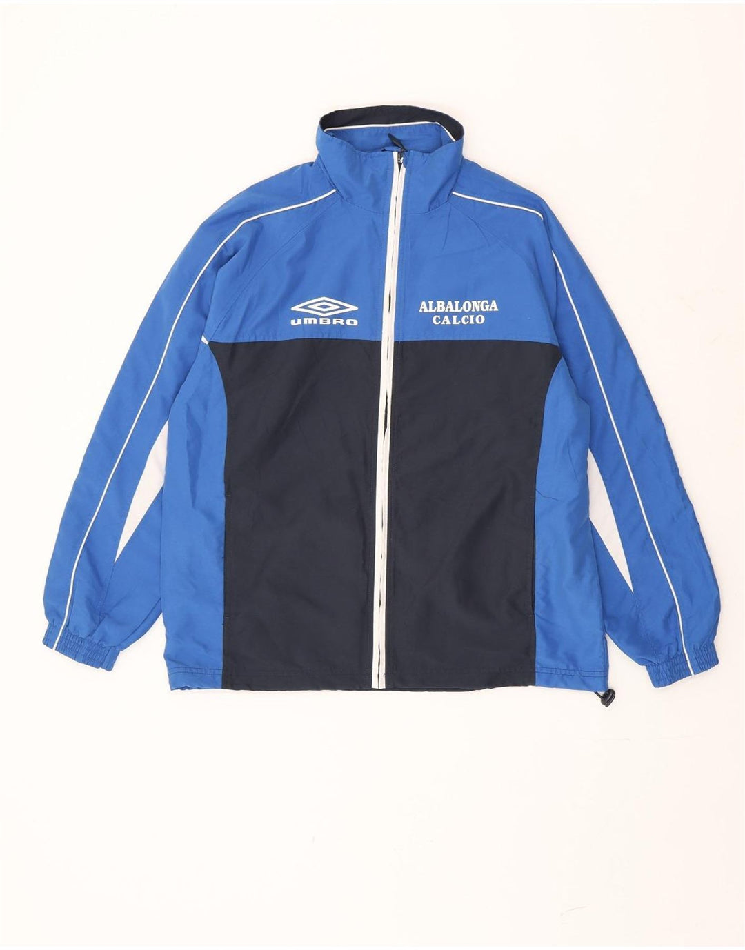 Umbro Mens Albalonga Calcio Tracksuit Top Jacket Medium Blue Colourblock