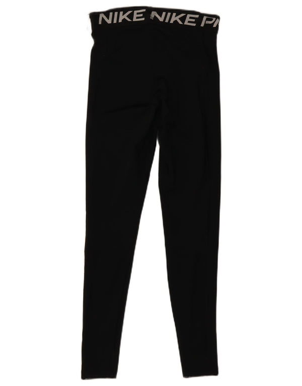 Leggings Nike Dri Fit Graphic UK 10 Pequeno Poliéster Preto