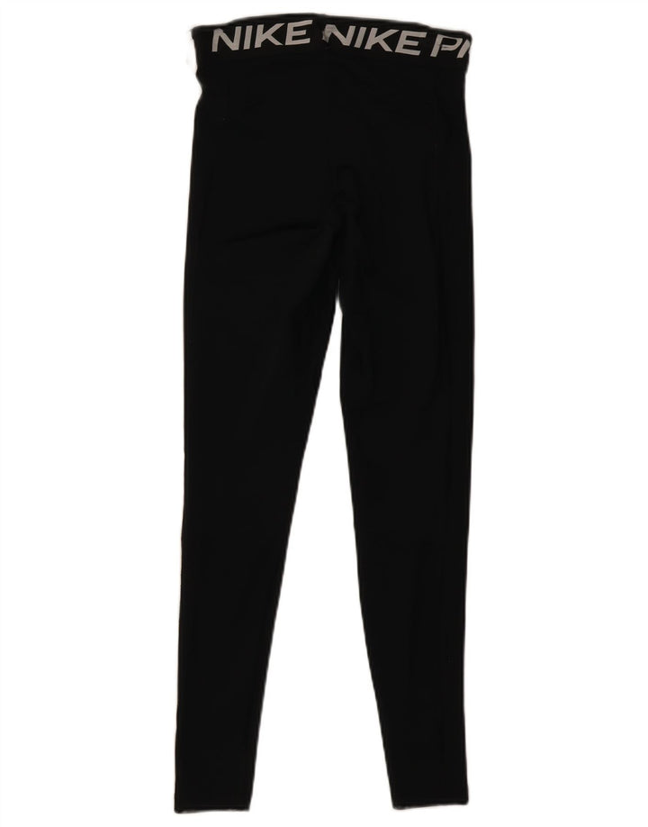 Leggings Nike Dri Fit Graphic UK 10 Pequeno Poliéster Preto