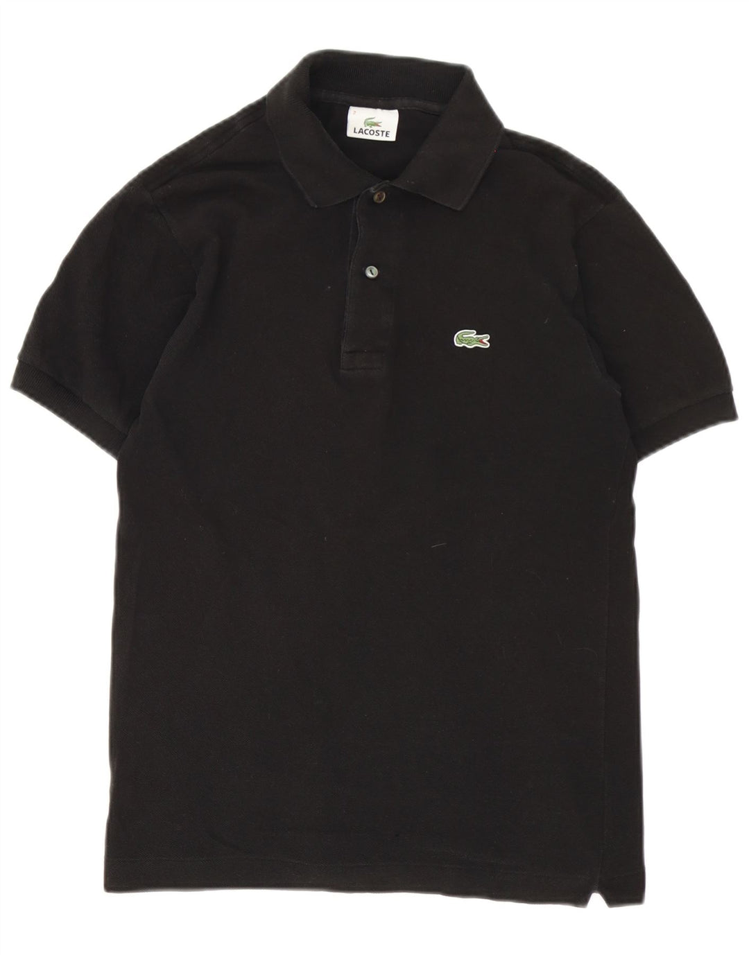 Camisa polo masculina Lacoste tamanho 2 XS algodão preto