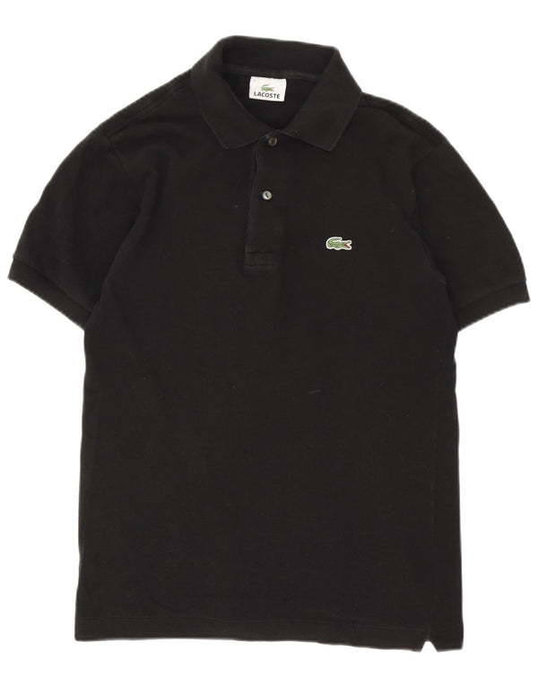 Camisa polo masculina Lacoste tamanho 2 XS algodão preto