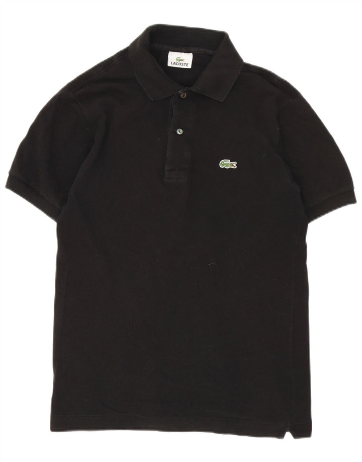 Camisa polo masculina Lacoste tamanho 2 XS algodão preto