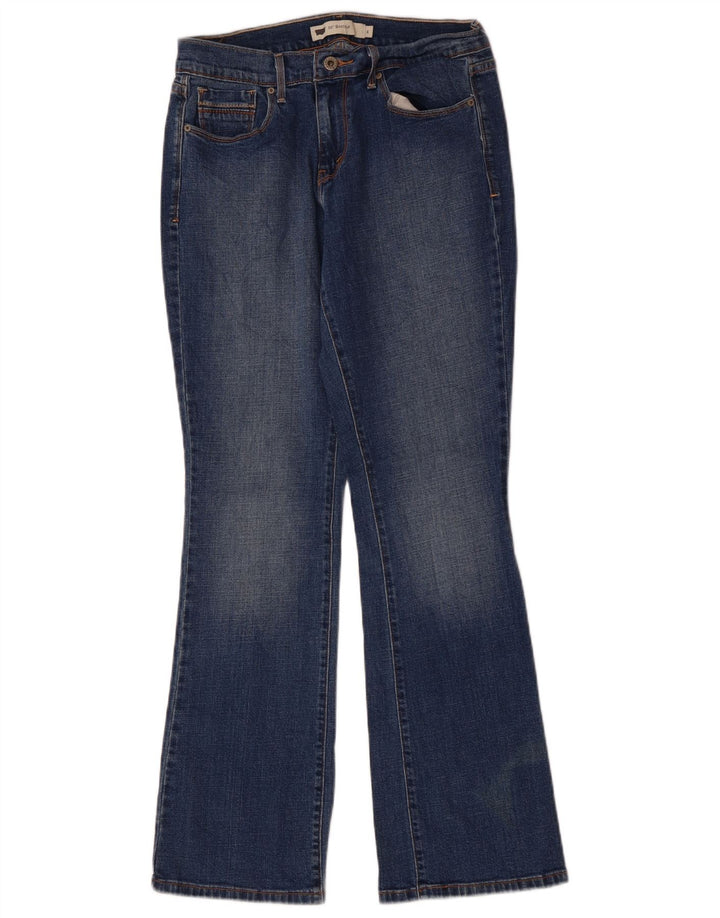 Levi's feminino 515 bootcut jeans US 6 médio W30 L31 algodão azul