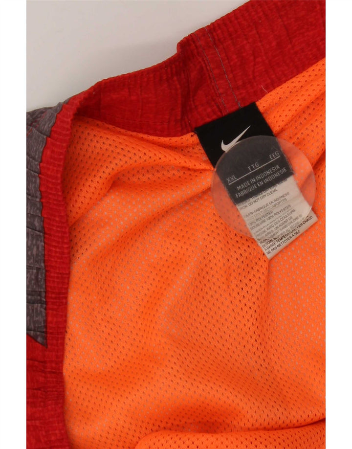 Shorts de natação masculino Nike 2XL poliéster colorblock multicolorido