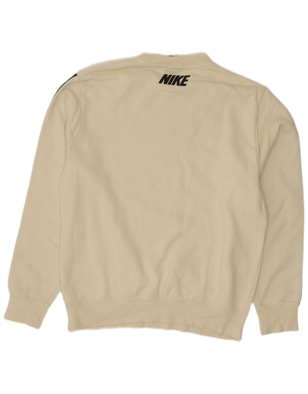Moletom gráfico masculino Nike Jumper médio off white colorblock algodão
