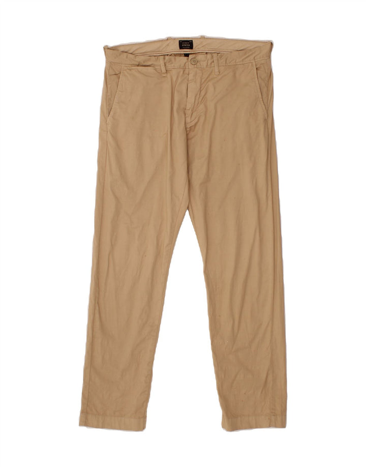 J. CREW Mens Slim Chino Trousers W31 L30  Beige Cotton Vintage J. Crew and Second-Hand J. Crew from Messina Hembry 