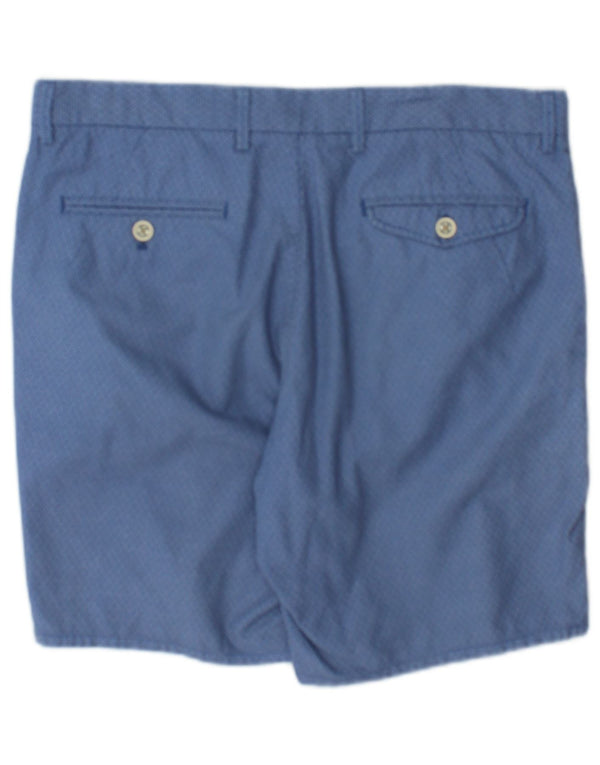 Massimo Dutti Mens Chino Shorts EU 40 Médio W31 Azul Algodão
