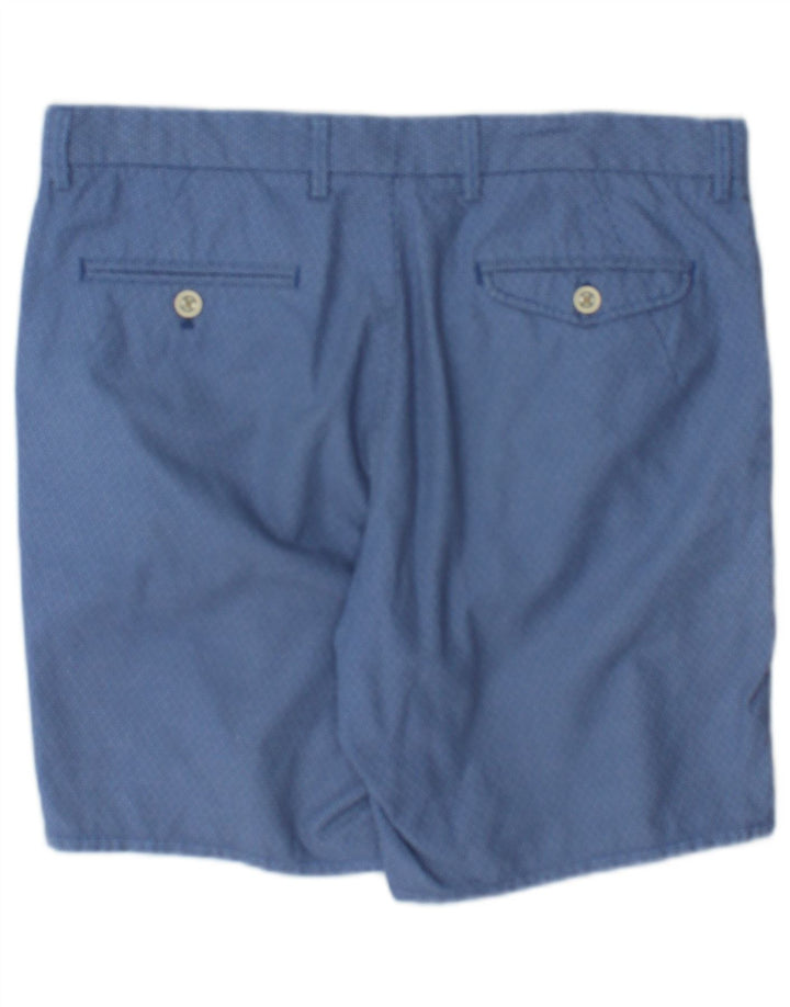 Massimo Dutti Mens Chino Shorts EU 40 Médio W31 Azul Algodão