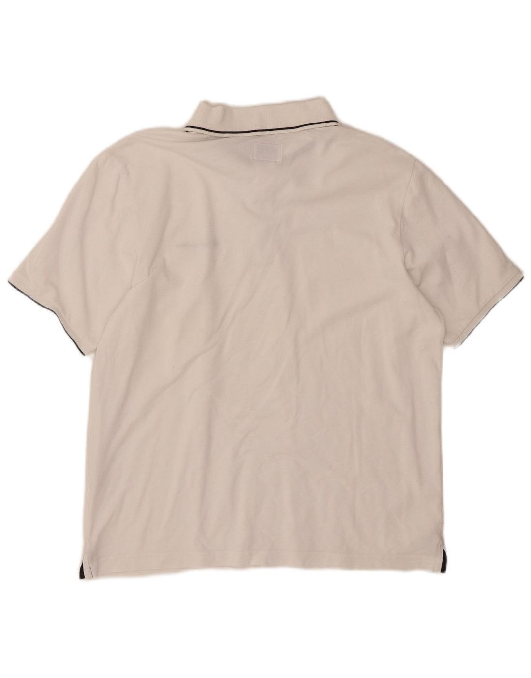CAMPEÃO Camisa polo masculina Easy Fit médio algodão branco