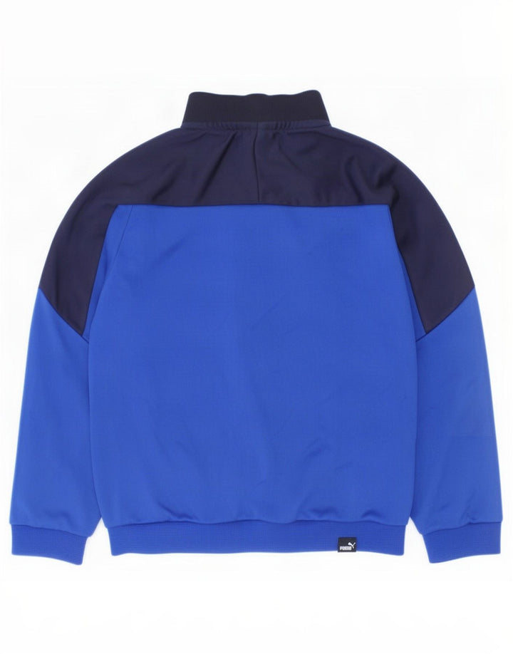 Jaqueta Puma Boys Graphic Tracksuit Top 2-3 Anos Azul Colorblock Poliéster