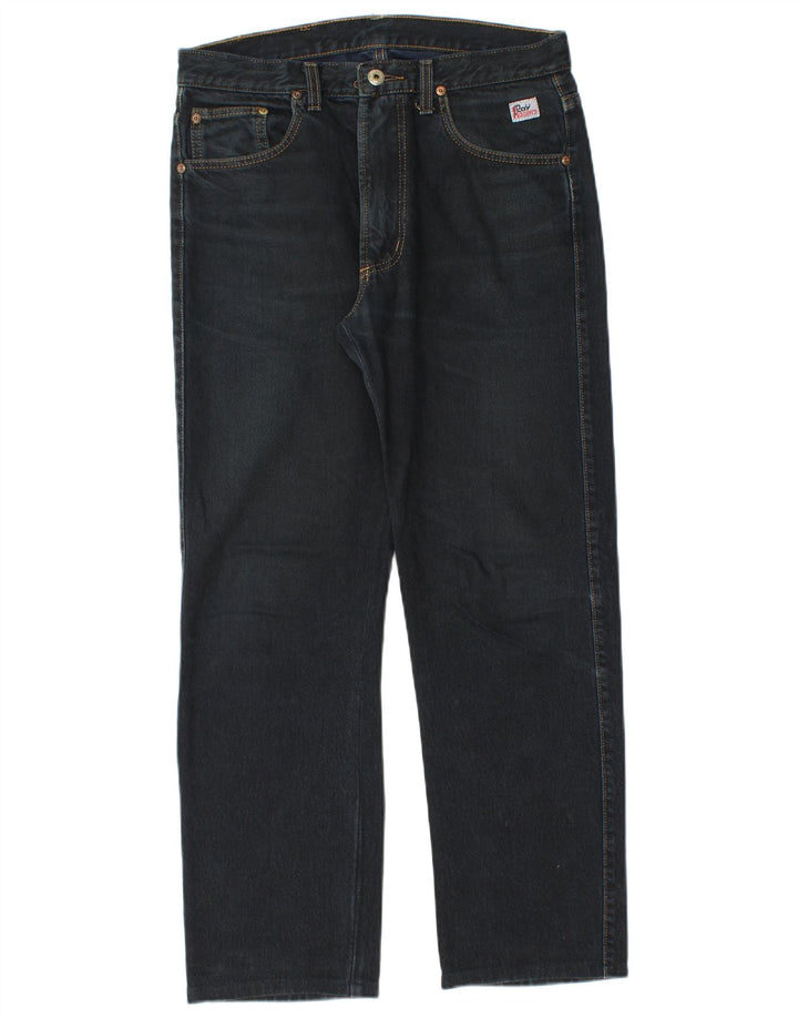 Calça jeans reta masculina Roy Rogers W30 L28 azul marinho