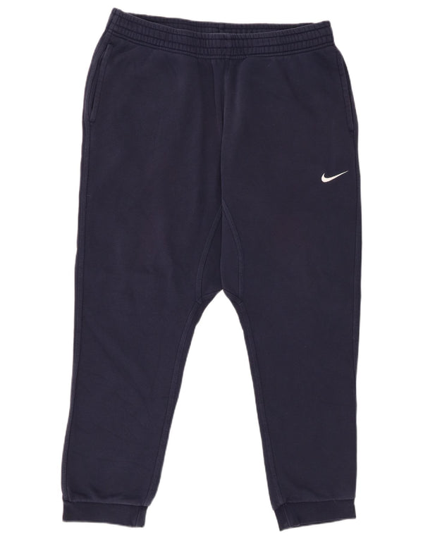 Calça de treino masculina Nike Joggers XL azul marinho algodão