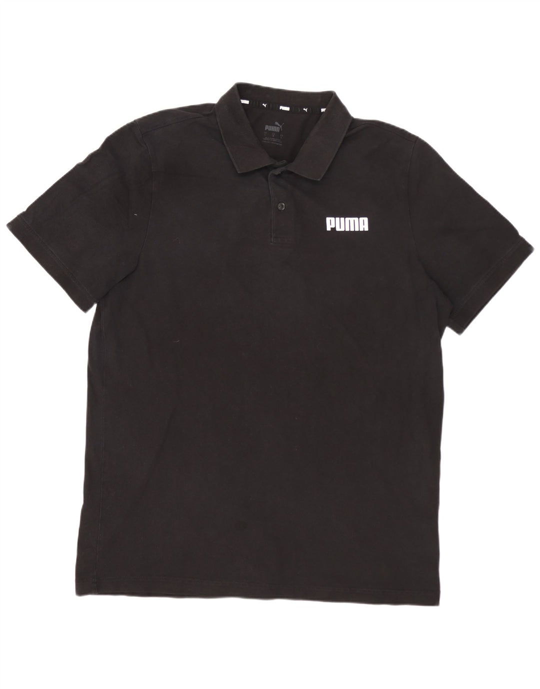 Camisa polo masculina PUMA grande algodão preto
