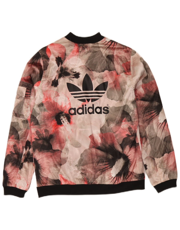 Jaqueta Adidas Meninas Treino Top 14-15 Anos Multicolorido Floral