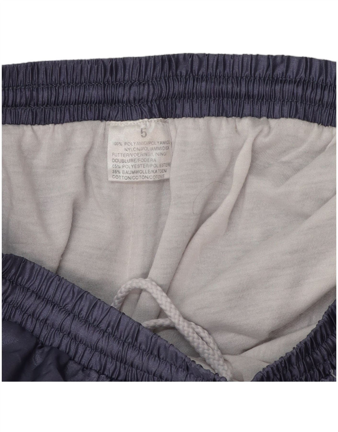 Calça de treino masculina vintage joggers poliamida roxa média