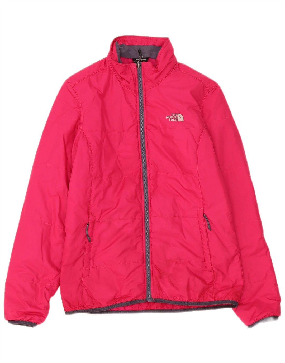 Jaqueta acolchoada feminina The North Face UK 12 poliéster rosa médio