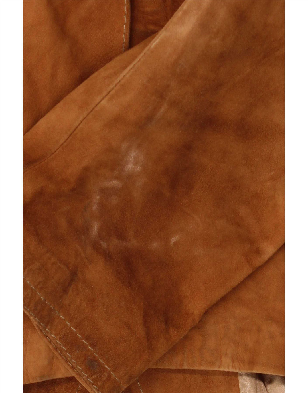 Jaqueta blazer masculina vintage de camurça com 3 botões Reino Unido 40 grande bege