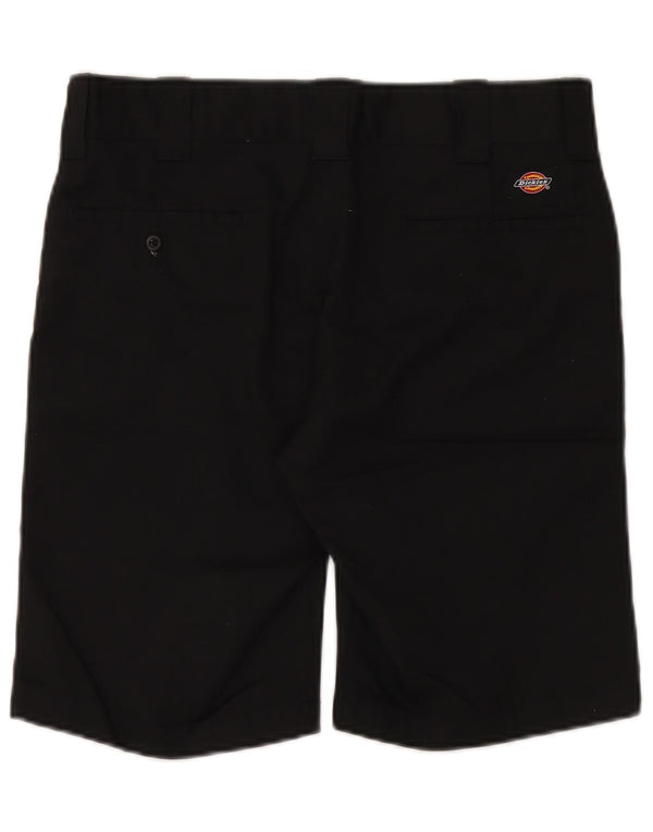 Shorts masculinos Dickies Straight Slim Fit Chino W31 poliéster preto médio